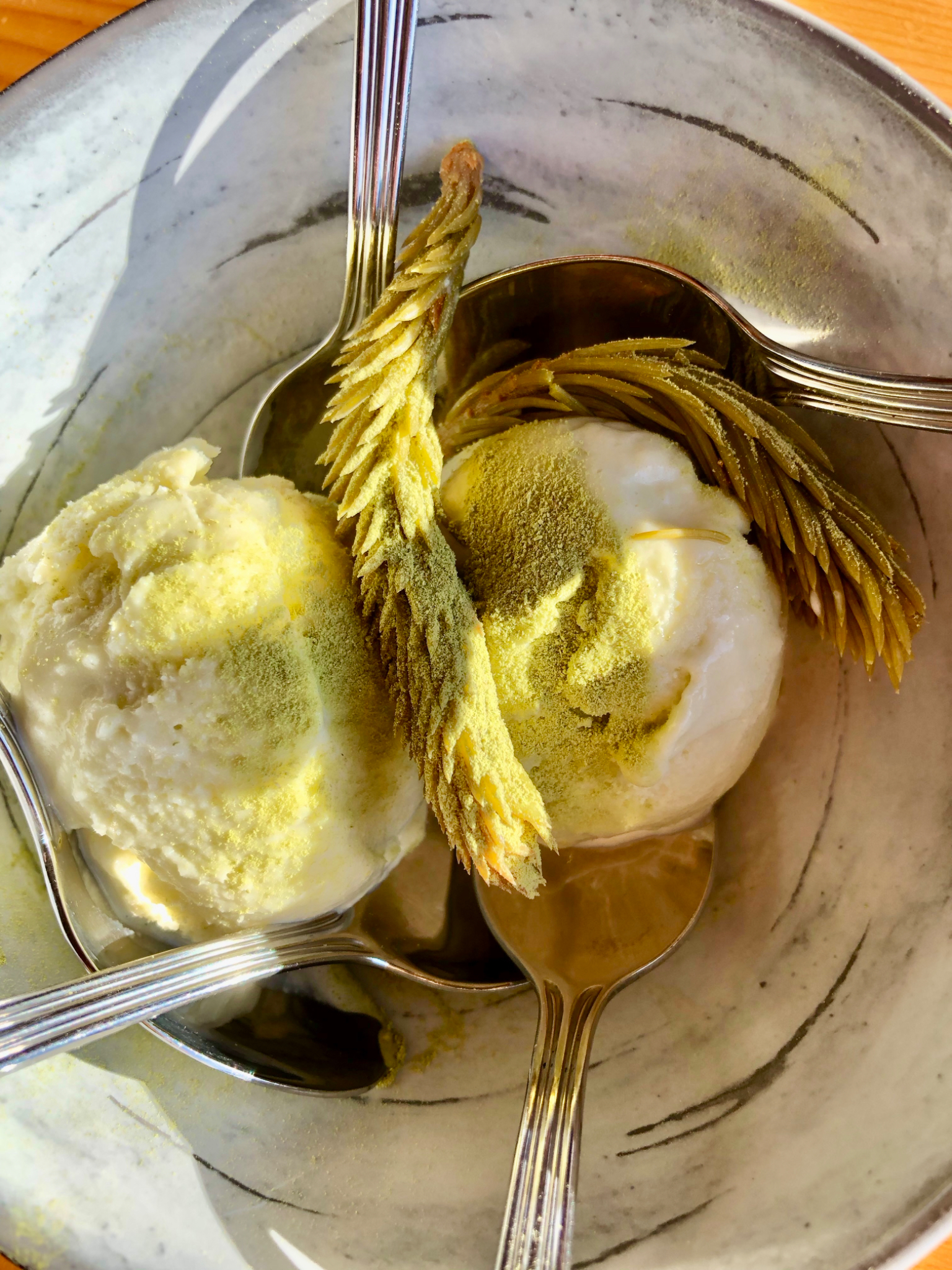 Spruce tip Ice Cream